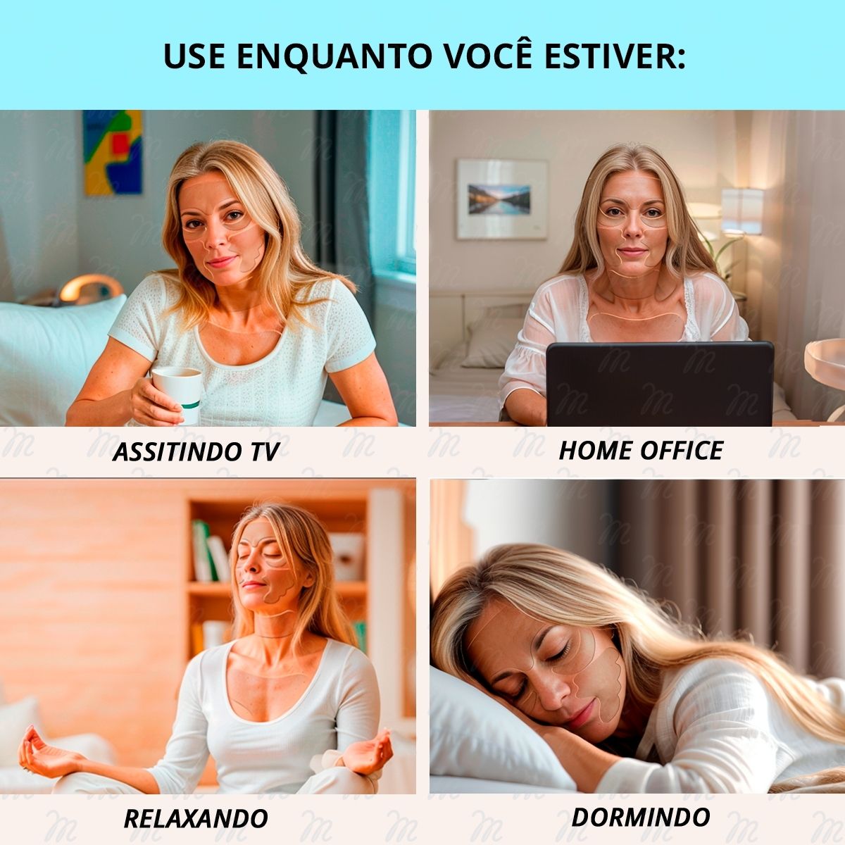 Adesivos Anti Rugas para Rosto Modelo:9 Peças