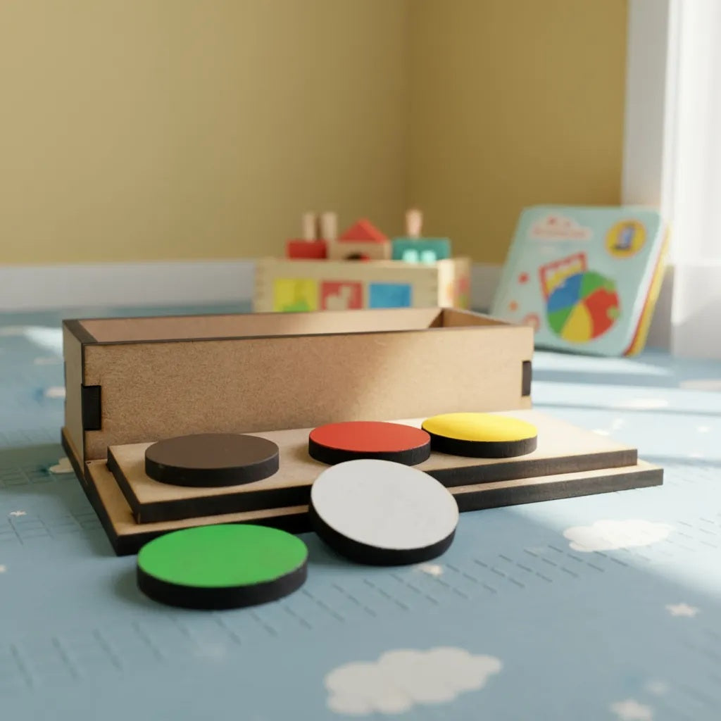 Teste Token Educativo Infantil em Madeira Pedagógico Neurológico