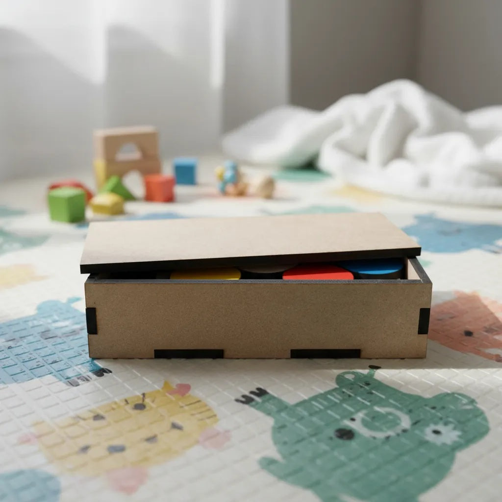 Teste Token Educativo Infantil em Madeira Pedagógico Neurológico