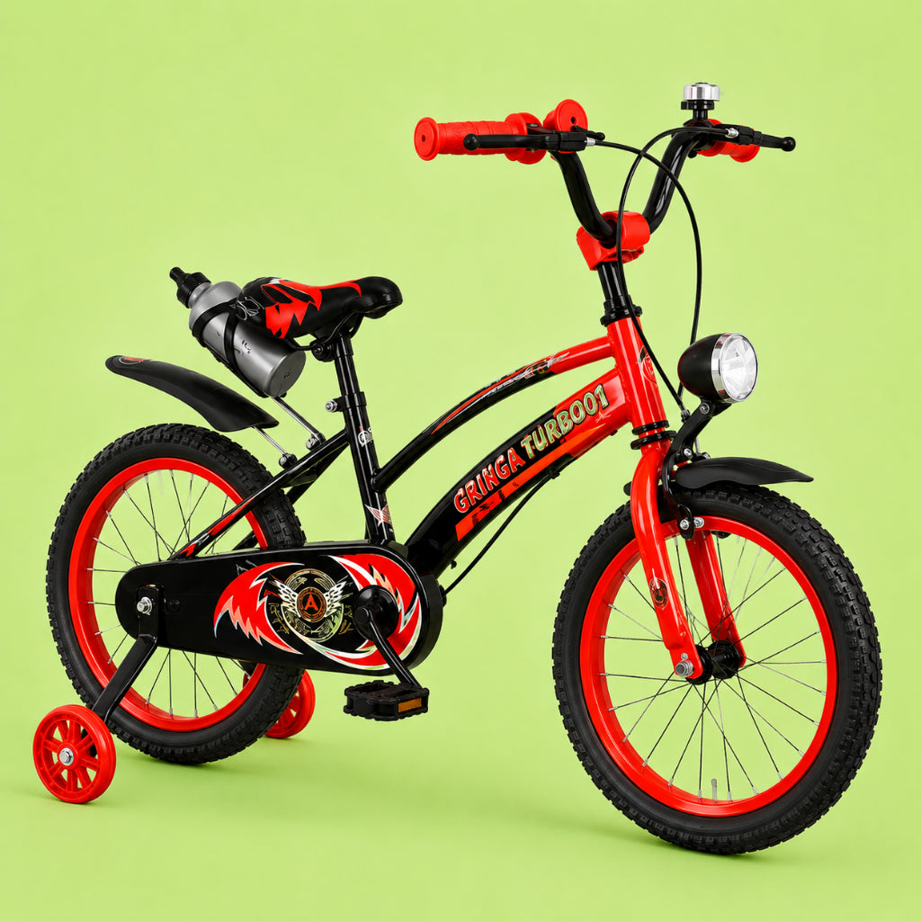 Bicicleta Infantil Aro 20 Old School Vermelho 9 a 12 Anos LED + Pneu Grosso + Fa